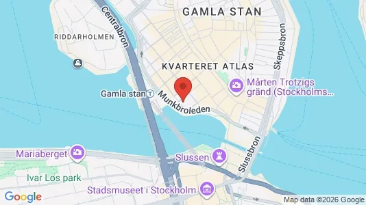 Kontorslokaler att hyra i Stockholm Innerstad - kort over placeringen