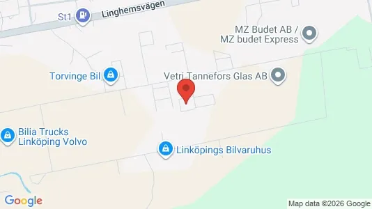 Industrilokaler att hyra i Linköping - Bild från Google Street View