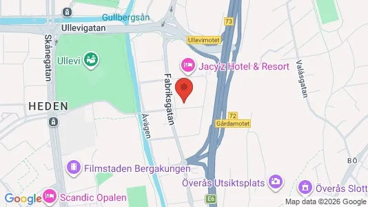 Kontorslokaler att hyra i Örgryte-Härlanda - kort over placeringen