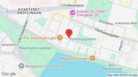 Kontorslokaler att hyra i Kungsholmen - kort over placeringen