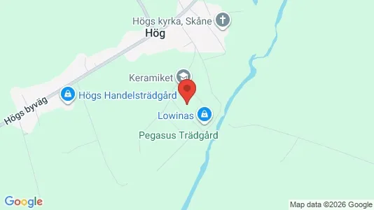 Industrilokaler att hyra i Kävlinge - kort over placeringen