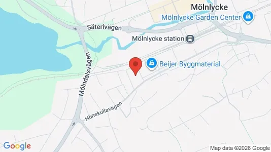 Kontorslokaler att hyra i Härryda - kort over placeringen