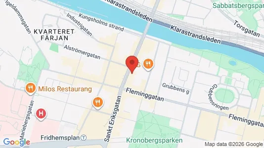 Kontorslokaler att hyra i Kungsholmen - kort over placeringen