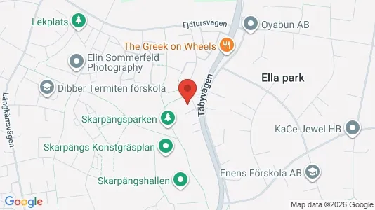 Kontorslokaler att hyra i Täby - kort over placeringen