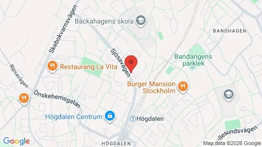 Lagerlokaler att hyra i Söderort - kort over placeringen