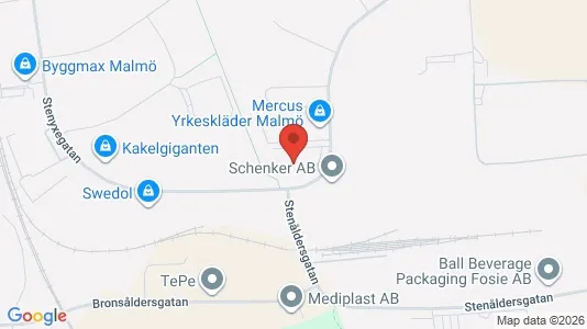 Kontorslokaler att hyra i Fosie - kort over placeringen