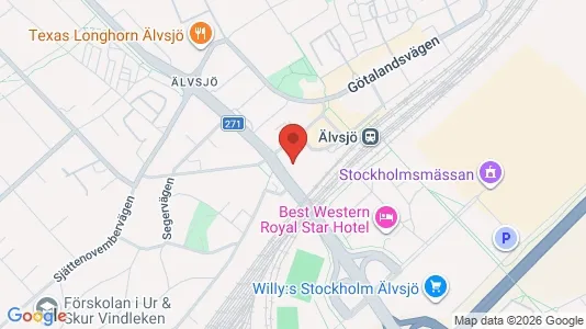 Kontorslokaler att hyra i Söderort - kort over placeringen