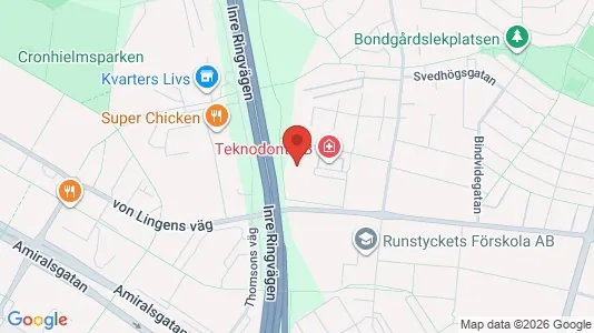 Kontorslokaler att hyra i Malmö Centrum - kort over placeringen