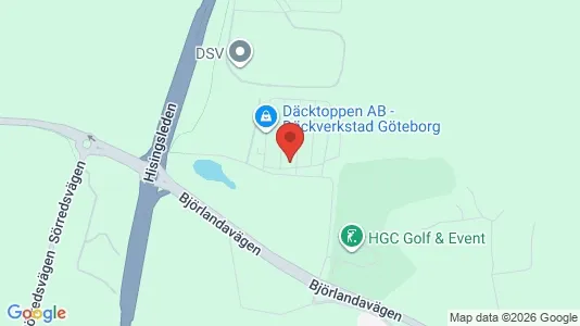 Industrilokaler att hyra i Lundby - kort over placeringen