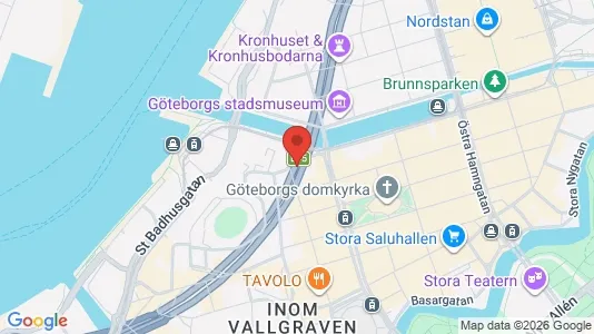 Kontorslokaler att hyra i Göteborg Centrum - kort over placeringen