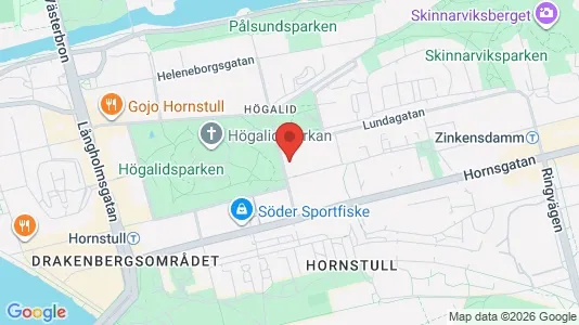 Kontorslokaler att hyra i Södermalm - kort over placeringen