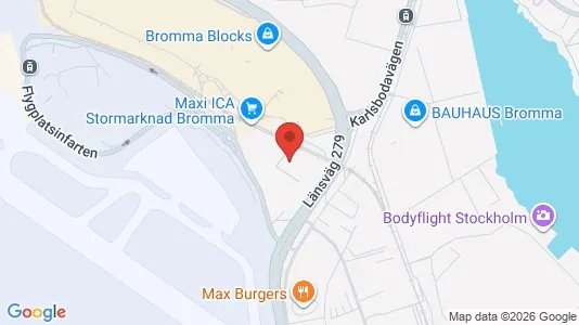 Kontorslokaler att hyra i Västerort - kort over placeringen