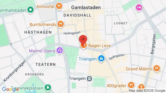 Kontorslokaler att hyra i Malmö Centrum - kort over placeringen