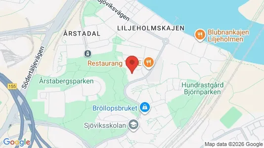 Kontorslokaler att hyra i Södermalm - kort over placeringen