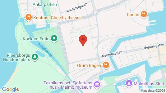Coworking spaces att hyra i Malmö Centrum - kort over placeringen