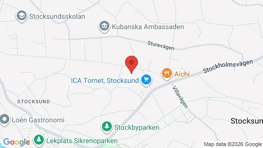 Kontorslokaler att hyra i Danderyd - kort over placeringen