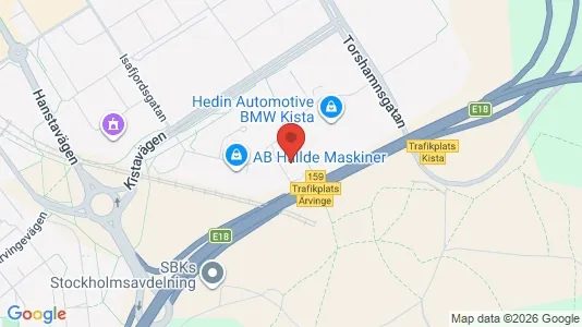 Kontorslokaler att hyra i Västerort - kort over placeringen