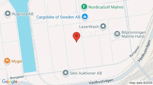 Kontorslokaler att hyra i Malmö Centrum - kort over placeringen