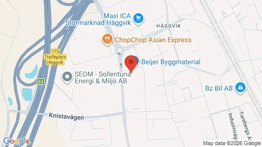 Coworking spaces att hyra i Sollentuna - kort over placeringen