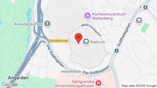Industrilokaler att hyra i Göteborg Centrum - kort over placeringen