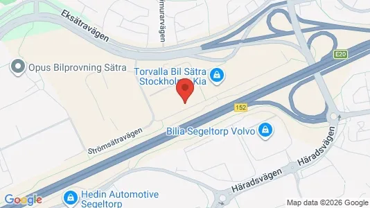 Affärslokaler att hyra i Söderort - kort over placeringen