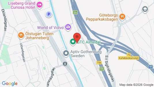 Kontorslokaler att hyra i Johanneberg - kort over placeringen