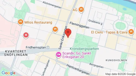 Kontorslokaler att hyra i Kungsholmen - kort over placeringen