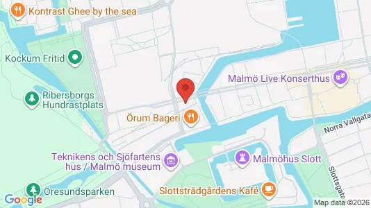 Kontorslokaler att hyra i Malmö Centrum - kort over placeringen
