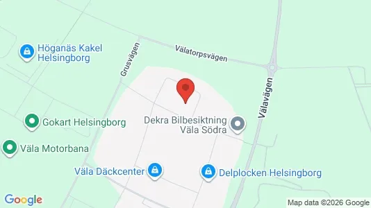Kontorslokaler att hyra i Helsingborg - kort over placeringen