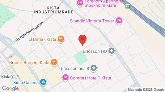 Kontorslokaler att hyra i Västerort - kort over placeringen