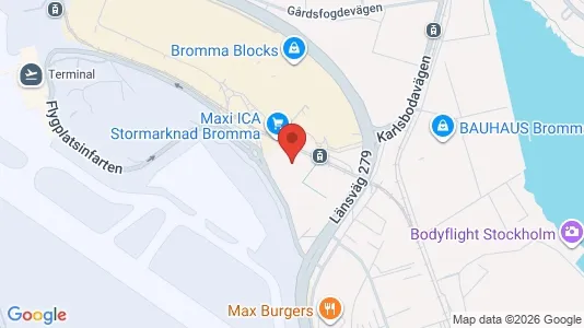 Kontorslokaler att hyra i Västerort - kort over placeringen