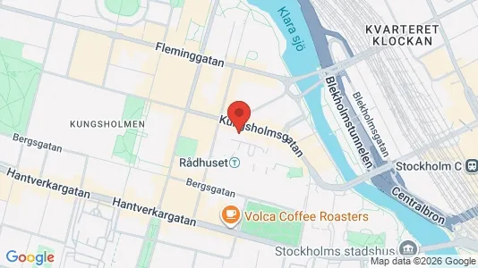 Kontorslokaler att hyra i Kungsholmen - kort over placeringen
