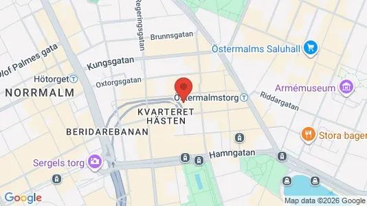Kontorslokaler att hyra i Stockholm Innerstad - kort over placeringen