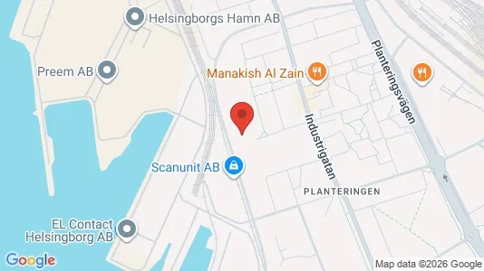 Industrilokaler att hyra i Helsingborg - Bild från Google Street View