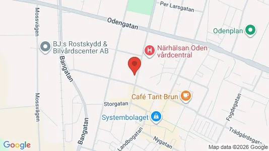 Kontorslokaler att hyra i Falköping - kort over placeringen