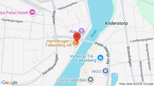 Coworking spaces att hyra i Falkenberg - kort over placeringen