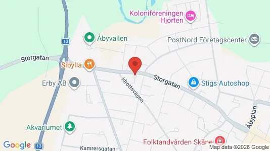 Industrilokaler att hyra i Klippan - Bild från Google Street View
