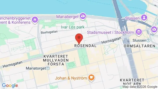 Kontorslokaler att hyra i Södermalm - kort over placeringen