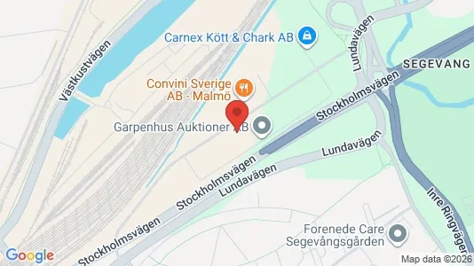Kontorslokaler att hyra i Kirseberg - kort over placeringen