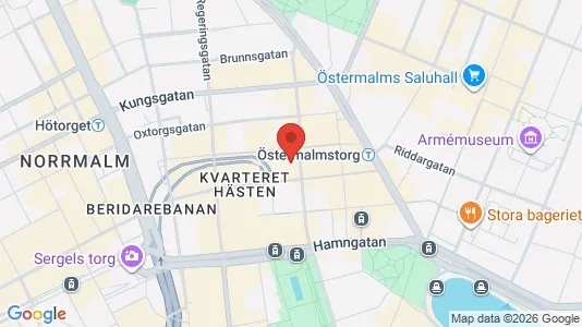 Kontorslokaler att hyra i Stockholm Innerstad - kort over placeringen