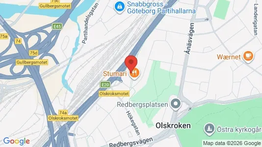 Kontorslokaler att hyra i Örgryte-Härlanda - kort over placeringen