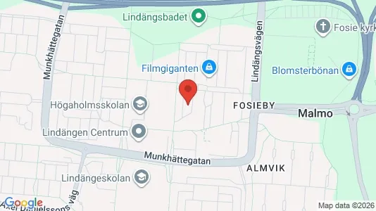 Affärslokaler att hyra i Fosie - kort over placeringen