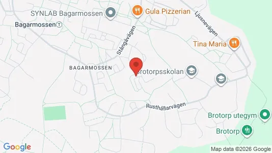 Affärslokaler att hyra i Söderort - kort over placeringen