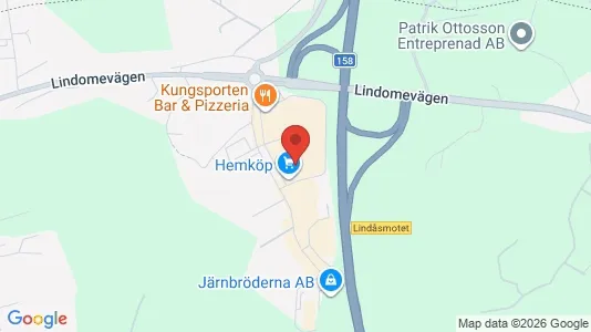 Kontorslokaler att hyra i Kungsbacka - kort over placeringen