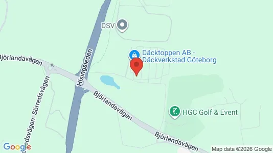 Industrilokaler att hyra i Lundby - kort over placeringen