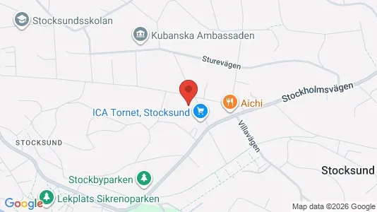 Kontorslokaler att hyra i Danderyd - kort over placeringen