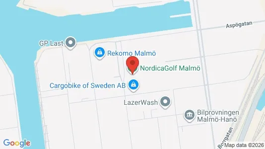 Industrilokaler att hyra i Malmö Centrum - kort over placeringen