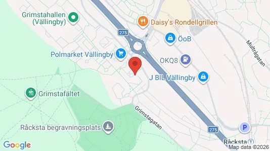Affärslokaler att hyra i Västerort - kort over placeringen