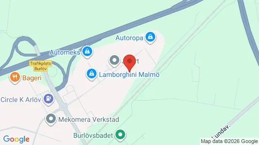 Industrilokaler att hyra i Burlöv - kort over placeringen