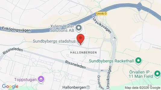Kontorslokaler att hyra i Sundbyberg - kort over placeringen